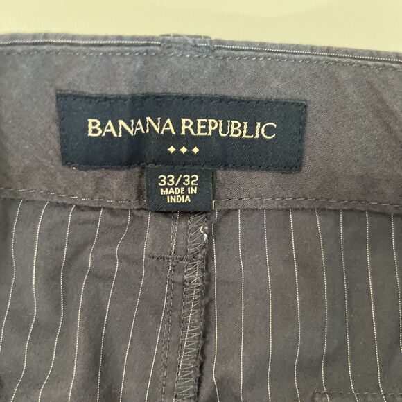 Banana Republic Pants Women’s Size 33/32 Actual 32/31 Striped Striped Dress Pant - Picture 3 of 12